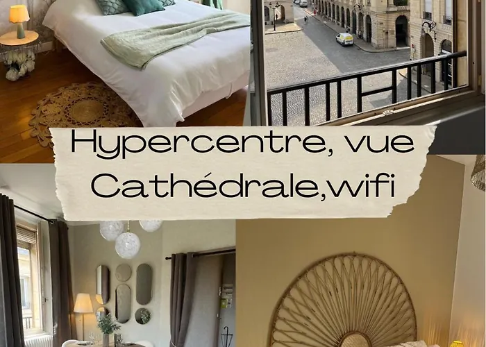 Royal Home, Hypercentre Reims Avec Vue Cathedrale